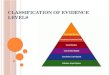 Classification of Evidence Levels