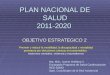 Plan Nacional de Salud y Pscv
