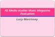 Lucy Morrissey Music Magazine Evaluation