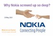 Why Nokia screwed up so deep?