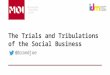 The Trials and Tribulations of the Social Business