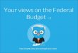 AskU Insights - Federal Budget 2014 Quick Poll