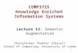 Lecture semantic augmentation