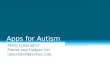 Apple apps for autism