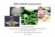 Microbial resources