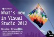 Visual Studio 2012: what's new!!!