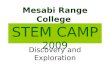 Mesabi Range College Stem Camp 2009