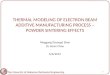 Thermal Modeling of Electron Beam Additive Manufacturing Process–Powder Sintering Effects