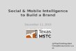 Social & Mobile Intelligence