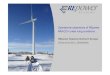 Operational experience under icing conditions of REpower MM-Cold-Climate-Version turbines under the influence of different icing solutions Kurt Stürken, REpower
