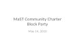 Ma st community charter block party