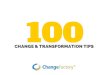 100 Change and Transformation Tips from Change Factory