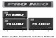 Ampeg Pro Neo PN115HLF 1x15 Bas Gitar Kabini manual kullanim klavuzu