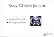 Ruby CI with Jenkins