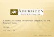 Aberdeen International - Corporate Presentation