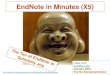 EndNote (Really Quick)