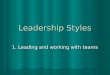 1 Leadership Styles