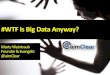 WTF Is Big Data Anyway by Marty Weintraub