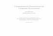 Communitarian Perspectives on Corporate Governance
