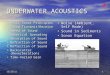 Principles of Underwater Acoustics