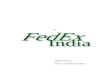 Supply Chain Management at Fedex India