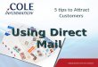 5 Ways Direct Mail Can Attract Customers