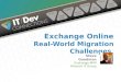 Exchange online real world migration challenges