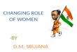 CHANGING ROLE OF WOMEN IN INDIA