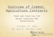 Overview of Common Agriculture Contracts