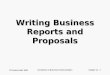 Writing business reports and proposals ch 11