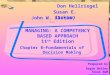CH08: Managing: A competency based approach, Hellriegel  & Jackson