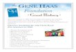 Gene Haas Foundation Grant History 1
