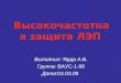 Высокочастотная защита линий электропередач ВАУС-1-06