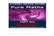 E-Book 'Pure Maths Part Six - Coordinate Geometry' from A-level Maths Tutor