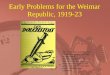 Weimar Republic - Hyperinflation