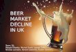 Beer market decline in UK