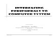 Interfacing Peripherals to Computer System or disk interfacing technology