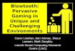 Blowtooth : Pervasive Gaming in Unique and Challenging Environments