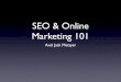 SEO 101 Online Marketing Basics