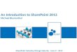 Introduction to SharePoint 2013 by Michael Blumenthal