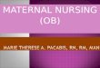 Maternal Nursing Ob