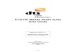 DTS HD Master Audio Suitev11 User Guide