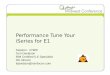 performance tune your iseries for e1