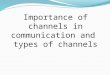 communication channels and types