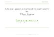 User-generated content and the law