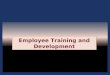 Introduction to employee training and development   ppt 1
