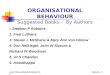 organisational behaviour Lesson 1
