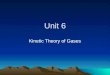 Unit 6 Kinetic Theory of Gases