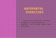 Perinatal Exercises