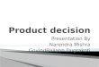 Product Decision All Chapter